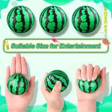 5/10/20Pcs Watermelon Stress Balls Foam Balls Stress Reliever Toys Party Favors for Kids School Carnival Party Supplies 2.5Inch