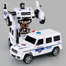 Transformable Robot Sports Car Toys, No Batteries, Educational Kids Gift, Colorful Model Vehicle for Play Learning