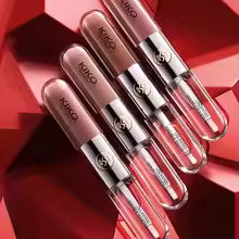 KIKO 3D Liquid Lip Glaze Transparent Lip Gloss Mirror Lipstick Nourishing Glossy Full Lips Not Fading Milk Tea Bean Paste Makeup