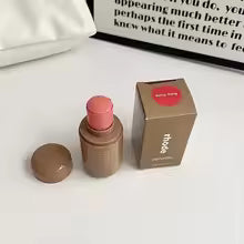 Rhode Pocket Blush LIP Stick Lip And Cheek Hydrating Stick Natural Rouge Powder Blush Cream Lipstick Cheek Easy To Apply Color